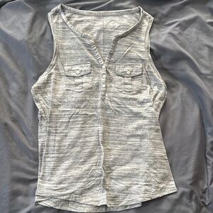 Gray Sleeveless Top